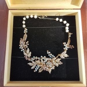 Anthropologie BHLDN bridal necklace